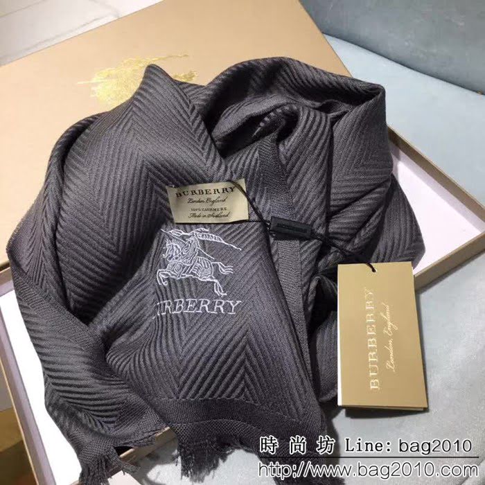 BURBERRY巴寶莉 經典男士爆款羊絨圍巾 LLWJ6984